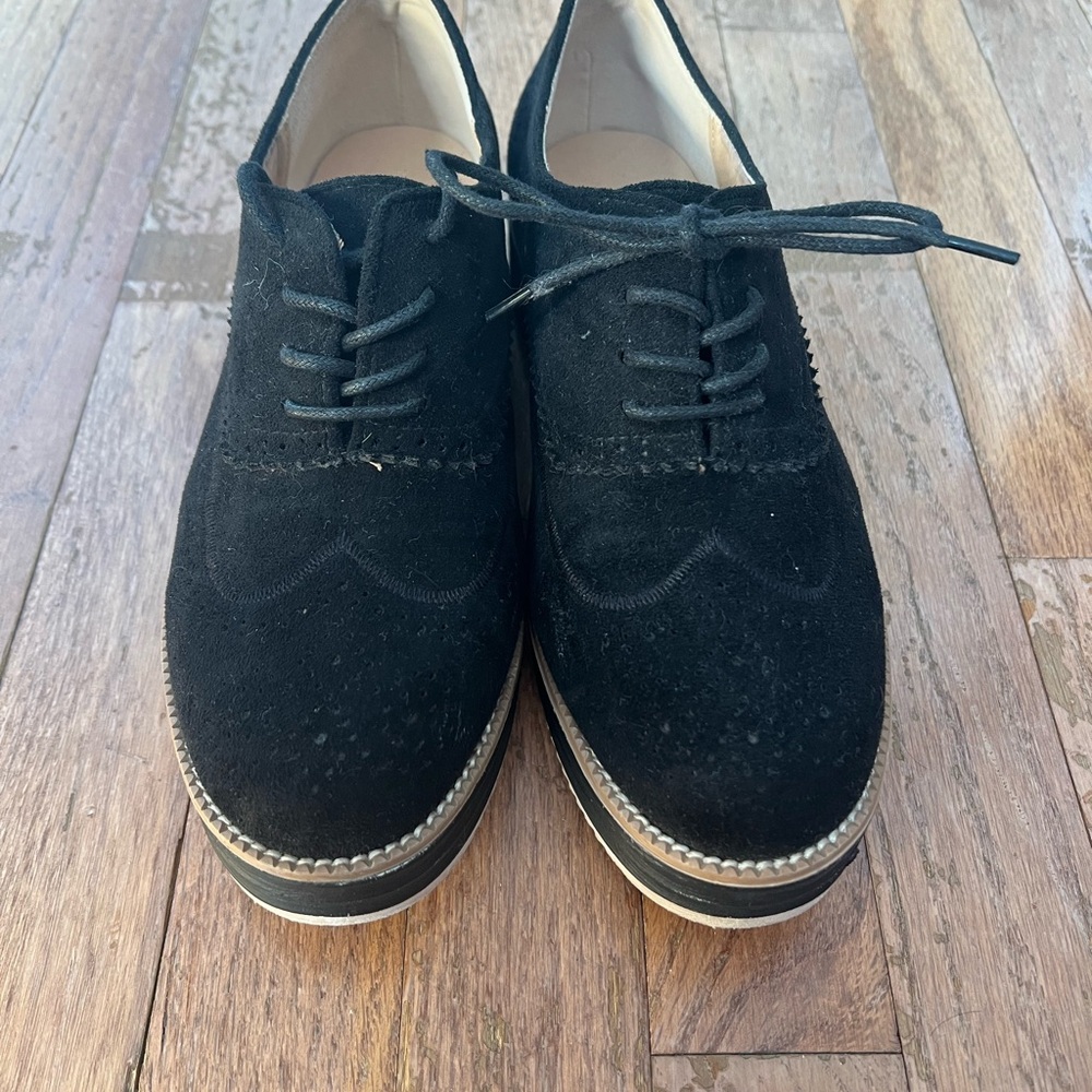 Suede dress shoes
